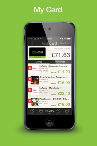 tastecard screenshot 3