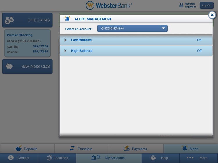 Webster Bank® Mobile for iPad screenshot-3