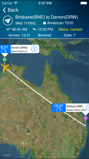 Darwin Airport Pro (DRW) + Flight Tracker(圖2)-速報App