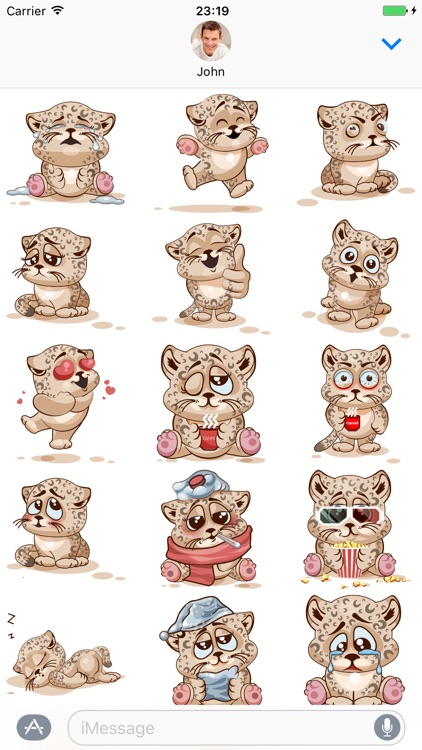 Leopard - Stickers for iMessage