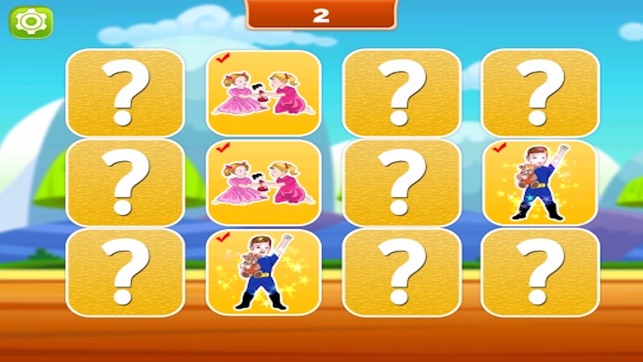 Matching Pairs Family-Flashcard Game For