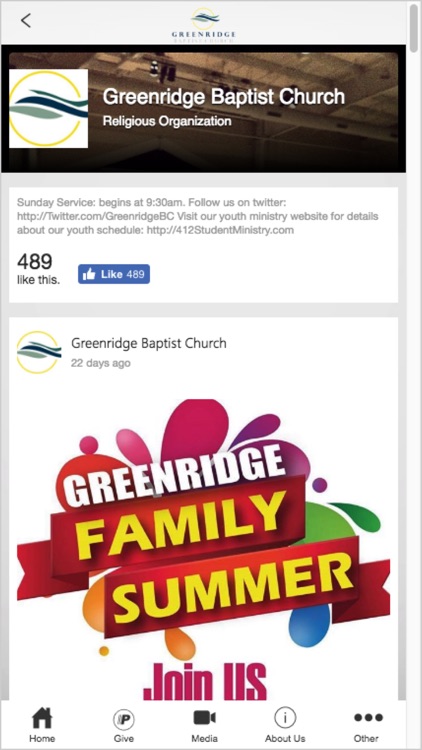 Greenridge Baptist Church