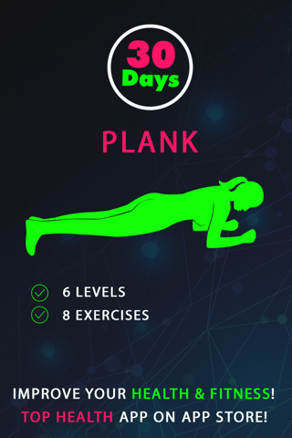 30 Day Plank Fitness Challenges Workout - náhled