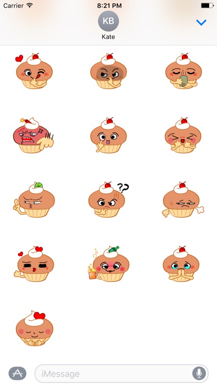 Creamy Cupcake Sticker