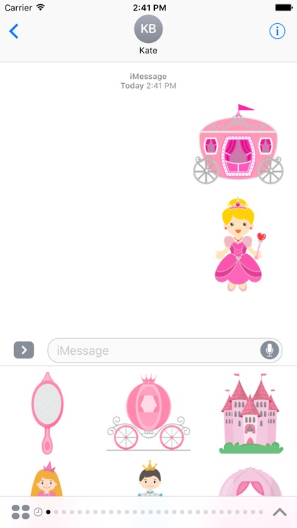 Princess Fairy Tale Stickers For iMessage