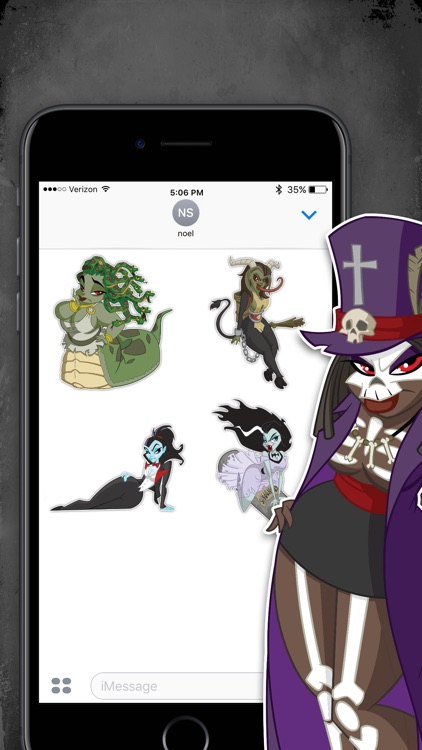 Monster Pin-up Stickers screenshot-3