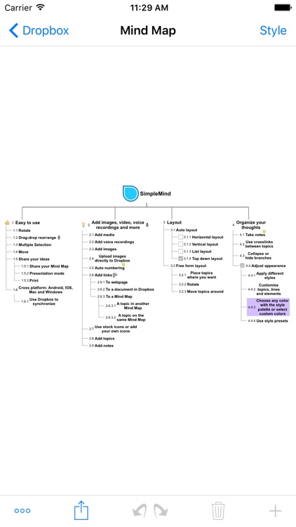 SimpleMind+ Intuitive Mind Mapping screenshot-4