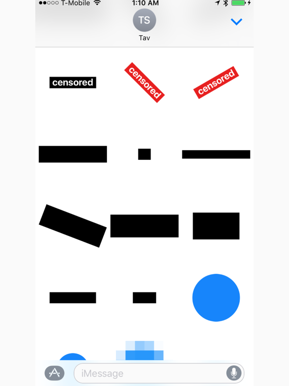 Censored Redacted Stickers App Price Drops