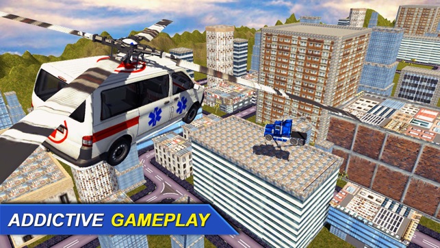 Futuristic Flying Car: Emergency Vehicle Parking(圖3)-速報App