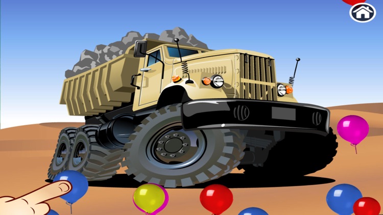 Trucks - Connect Dots for preschoolers