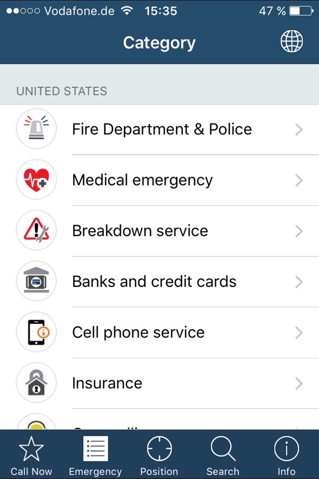 Emergency Call screenshot 2