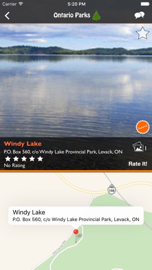 Ontario Parks En App Store