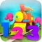 Icon Numbers Train Game For Kids: Learn 1 to 10