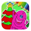 Monster Christmas Day For Coloring Page Game Free