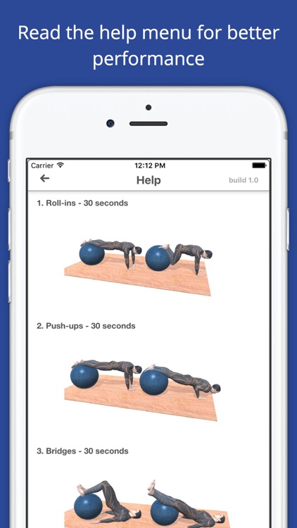 Exercise Ball Workout Challenge Free - Get fit screenshot-4