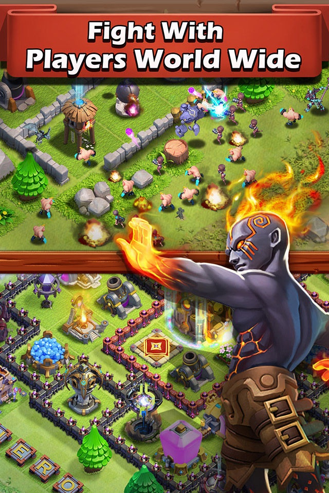 Clans of Heroes - Battle of Castle and Royal Army screenshot 2