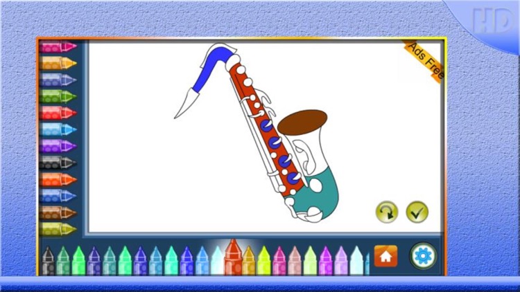 Coloring Book Music Instrument
