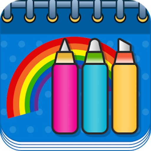 Preschool Kids Paint Book-Scratching and Drawing coloring Fun Lite icon