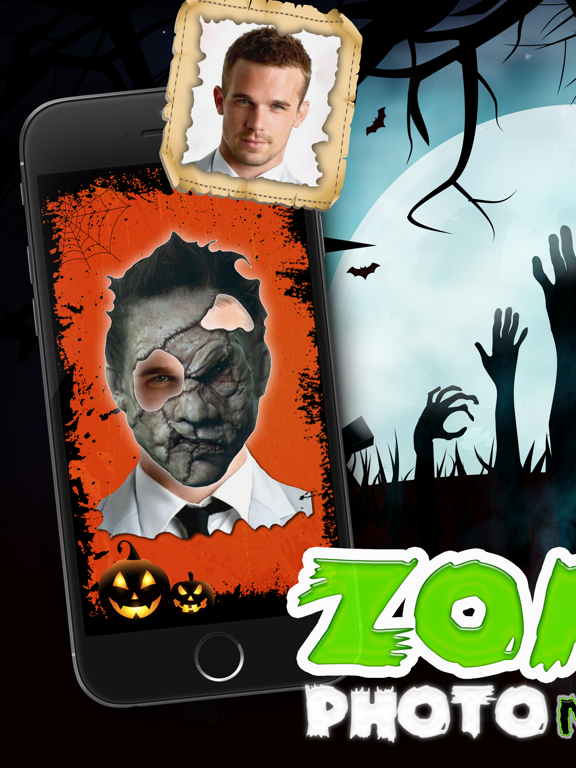 Screenshot #4 pour Zombi Masque de Horreur Cadre.s - Montage Photo