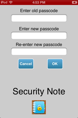 Security Note screenshot 2