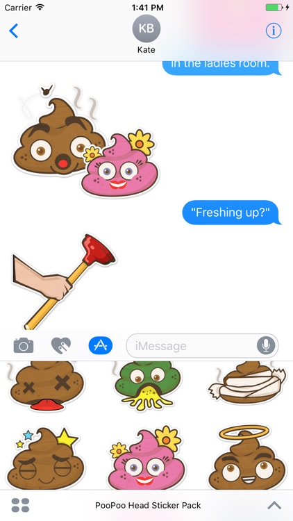 PooPoo Head Sticker Pack