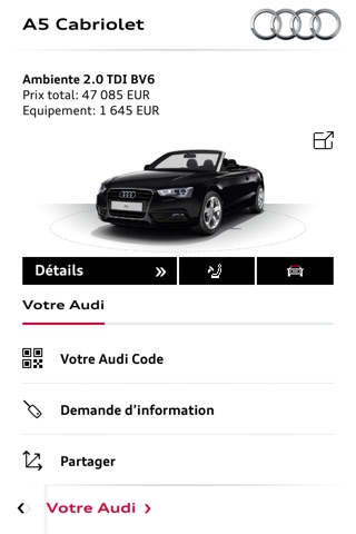 Audi Configurateur screenshot 4