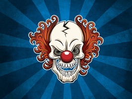 Creepy Clown Stickers