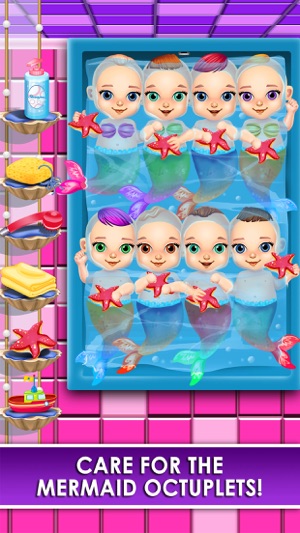 Mermaid Salon Make-Up Doctor Kids Games Free!(圖5)-速報App