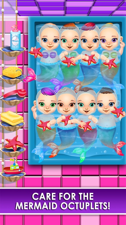 Mermaid Salon Make-Up Doctor Kids Games Free! screenshot-4