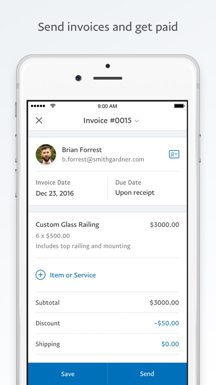 PayPal Business - Send invoices and get paid