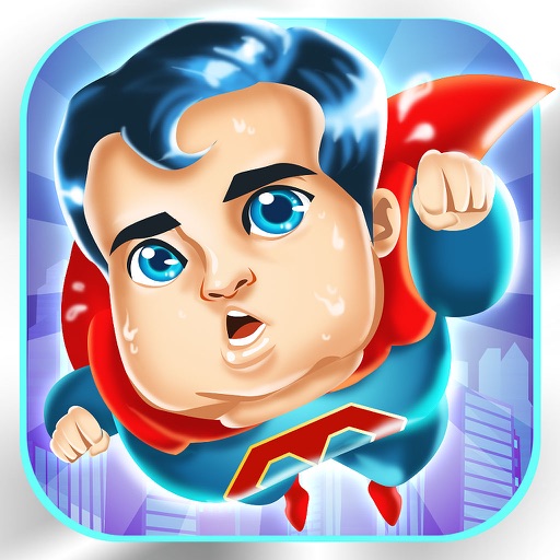 Superhero Fat to Fit Gym 2 - cool sport running & jumping games! iOS App