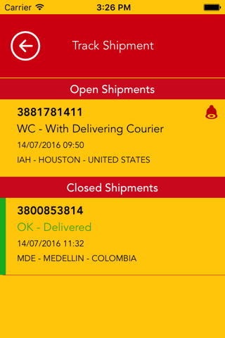 Shipment Mobile screenshot 2