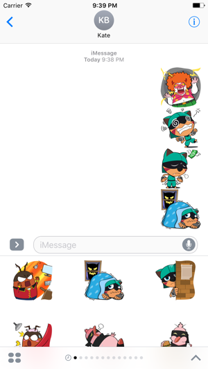 Pororo Cat and friends sticker pack for 