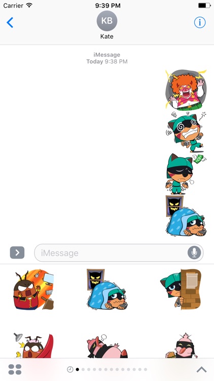 Pororo Cat and friends sticker pack for iMessage