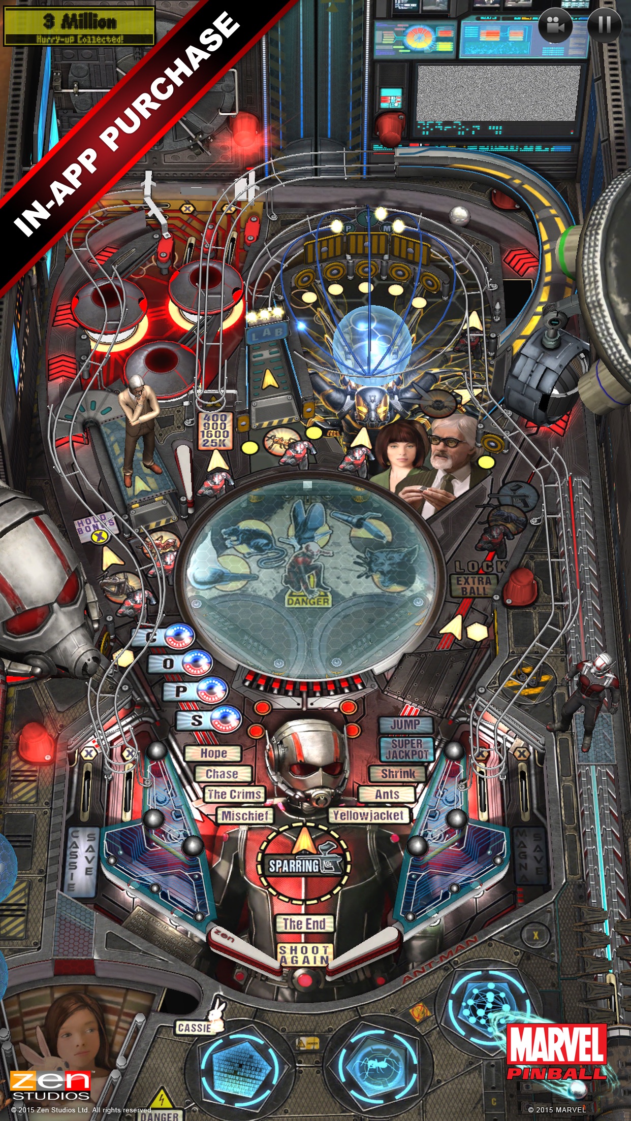 Screenshot do app Marvel Pinball