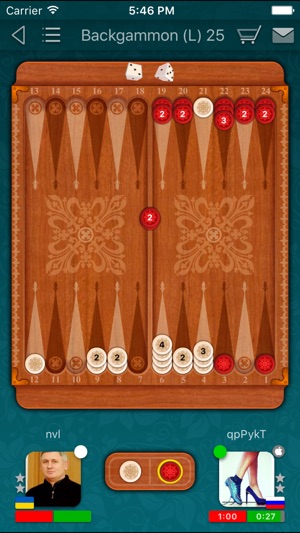 Backgammon LiveGames