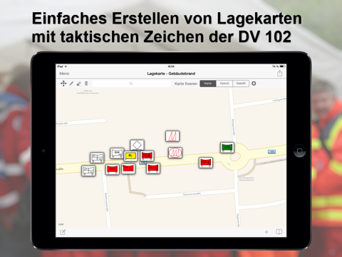 Mobile-Lagekarte - náhled