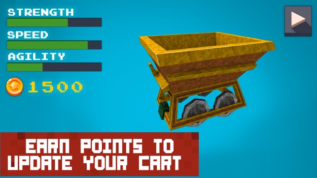 Block Mine Cart Racing Adventures 3D Full(圖2)-速報App