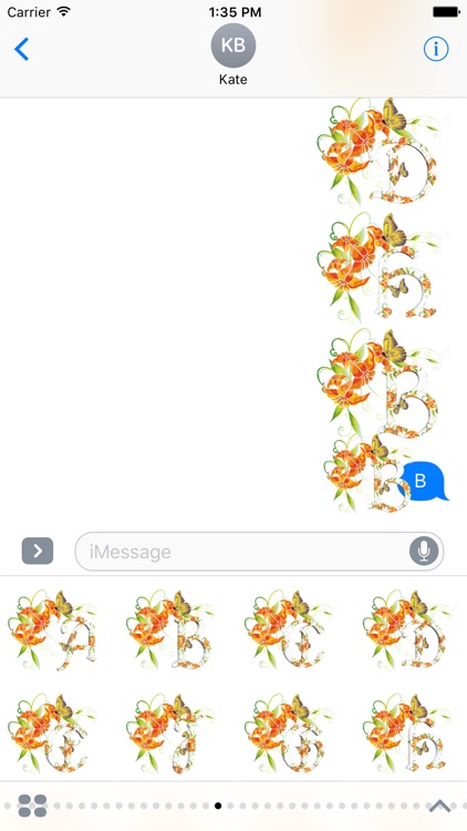 3D Animated Flower Stickers Pack For iMessage screenshot-4