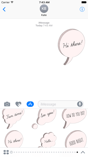 Message Bubble Stickers(圖2)-速報App