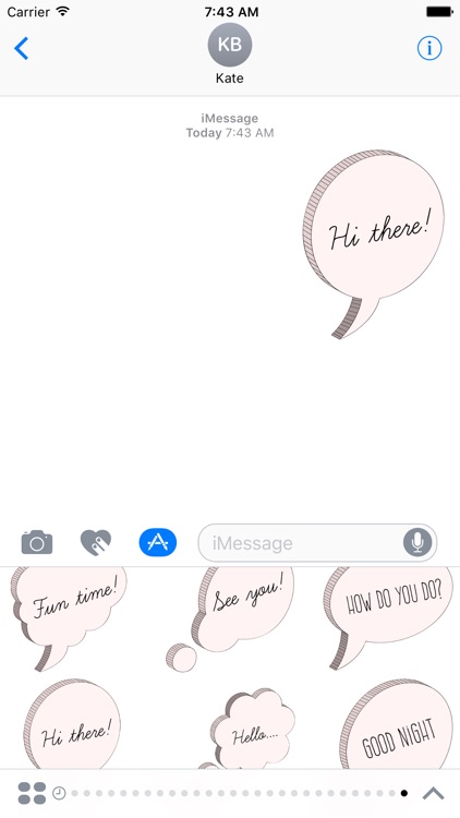 Message Bubble Stickers