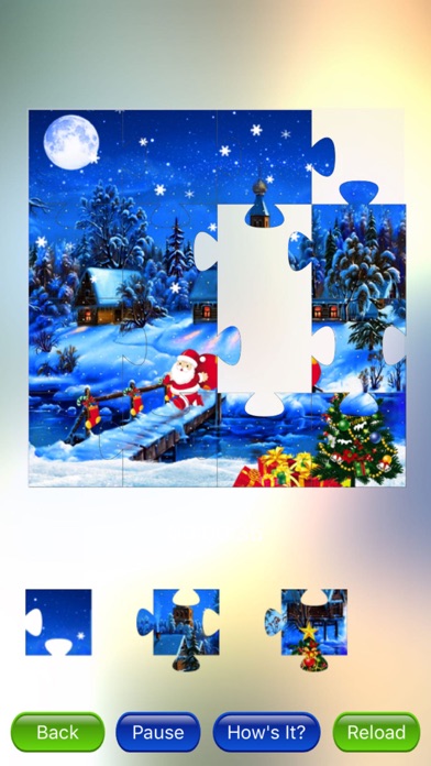 Amazing Christmas puzzle based on jigsaw screenshot 2