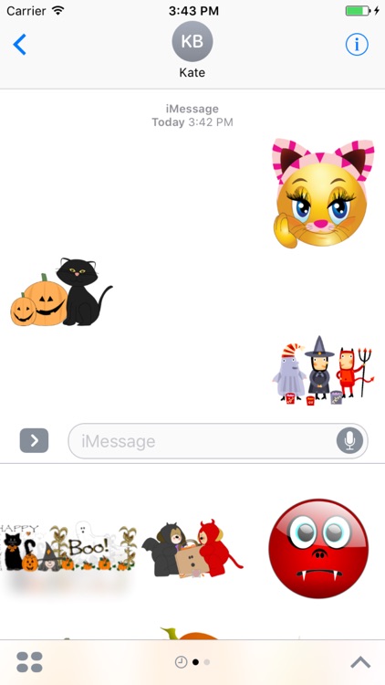 Halloween Stickers for iMessage!