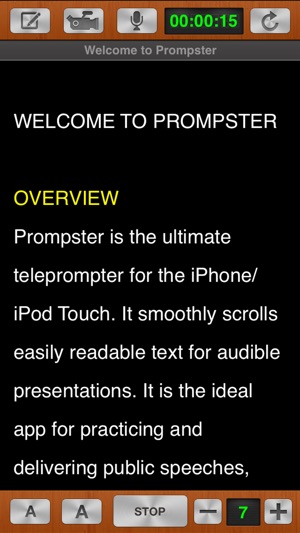 Prompster™ - Teleprompter(圖5)-速報App