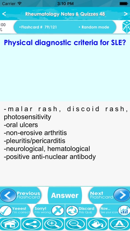 Rheumatology Exam Review App- 6200 Terms & Quizzes screenshot-3