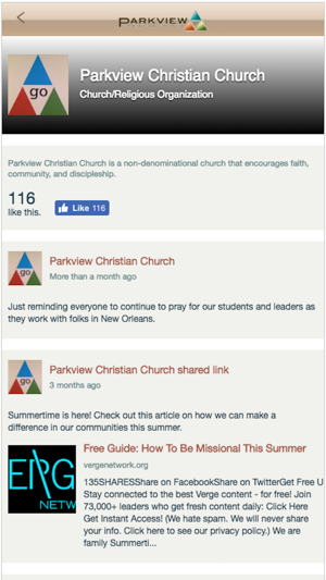 Parkview Christian Church App(圖2)-速報App