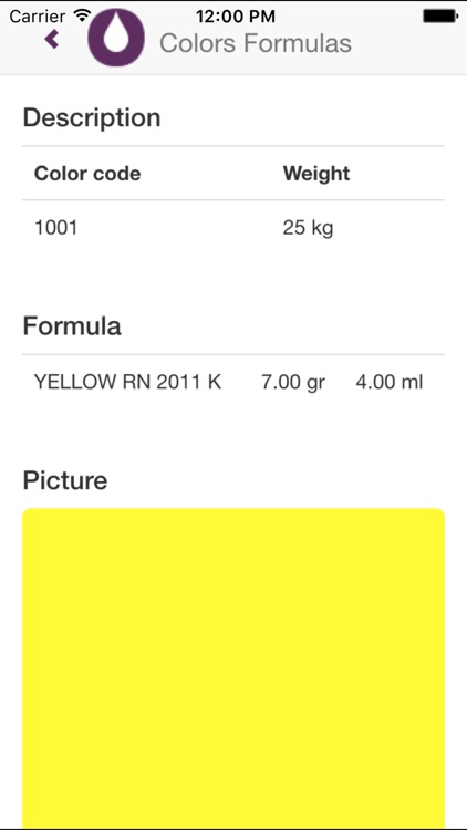 Ecobeton Colors Formulas