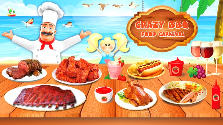 Crazy BBQ Kitchen Grill Cooking Party - Barbecue