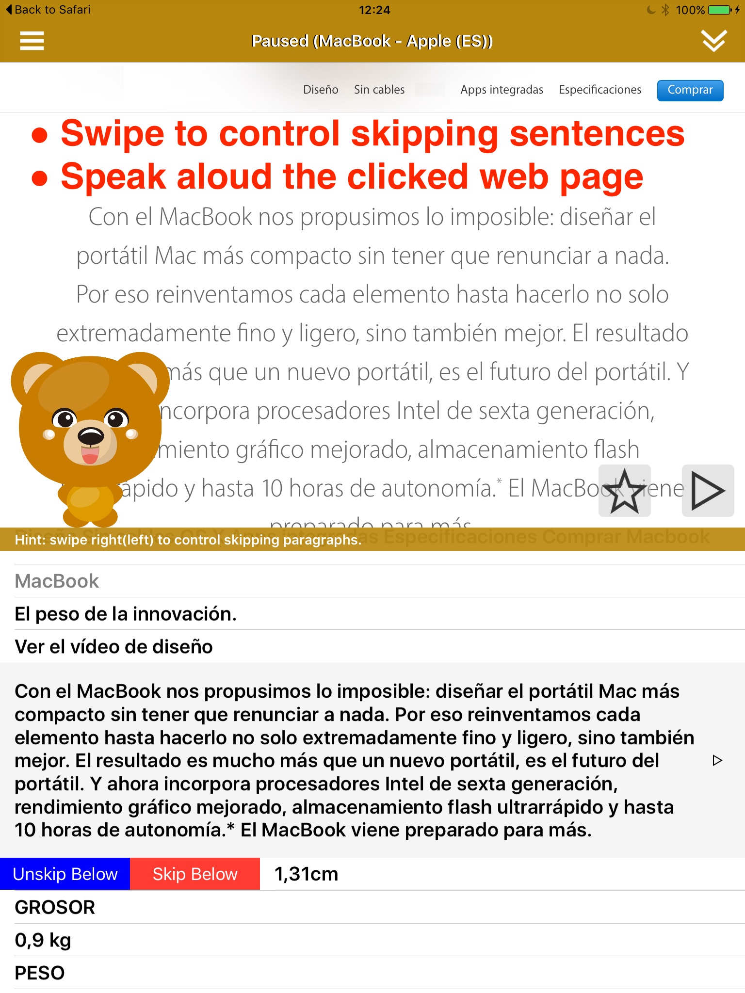 ReadToMe Lite (Text-to-Speech) screenshot 2