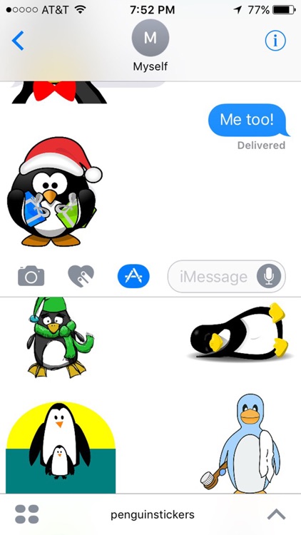 Penguin Stickers screenshot-3